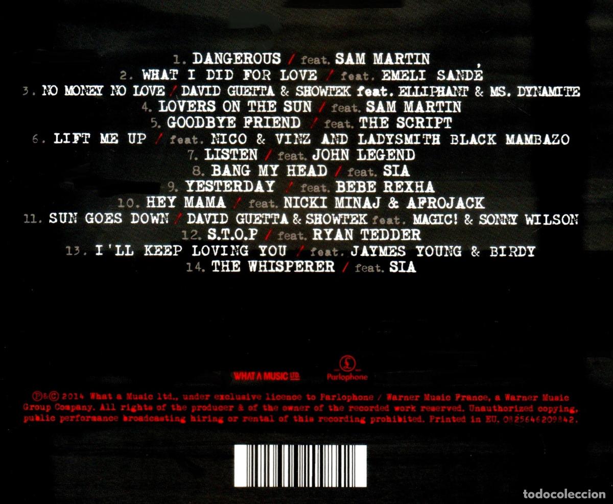 CDs de m&uacute;sica: G889 - DAVID GUETTA. LISTEN. CD. - Foto 2