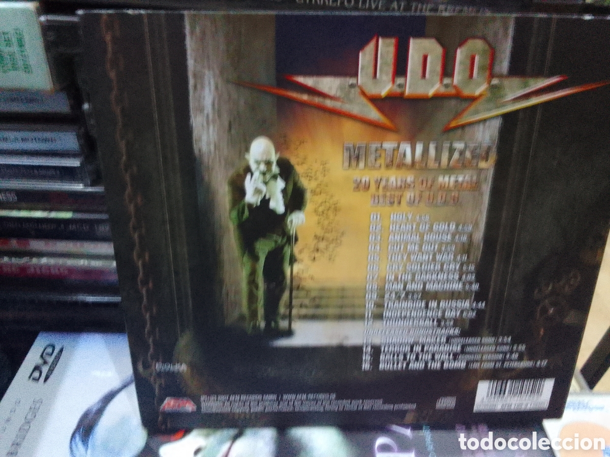 CDs de m&uacute;sica: Udo, metallized, the best - Foto 2