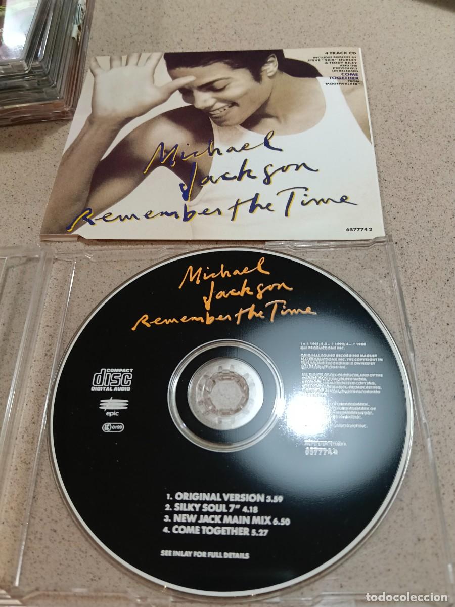 CDs de m&uacute;sica: RAR MAXI CD. MICHAEL JACKSON. REMEMBER THE TIME. 4 TRACKS - Foto 1