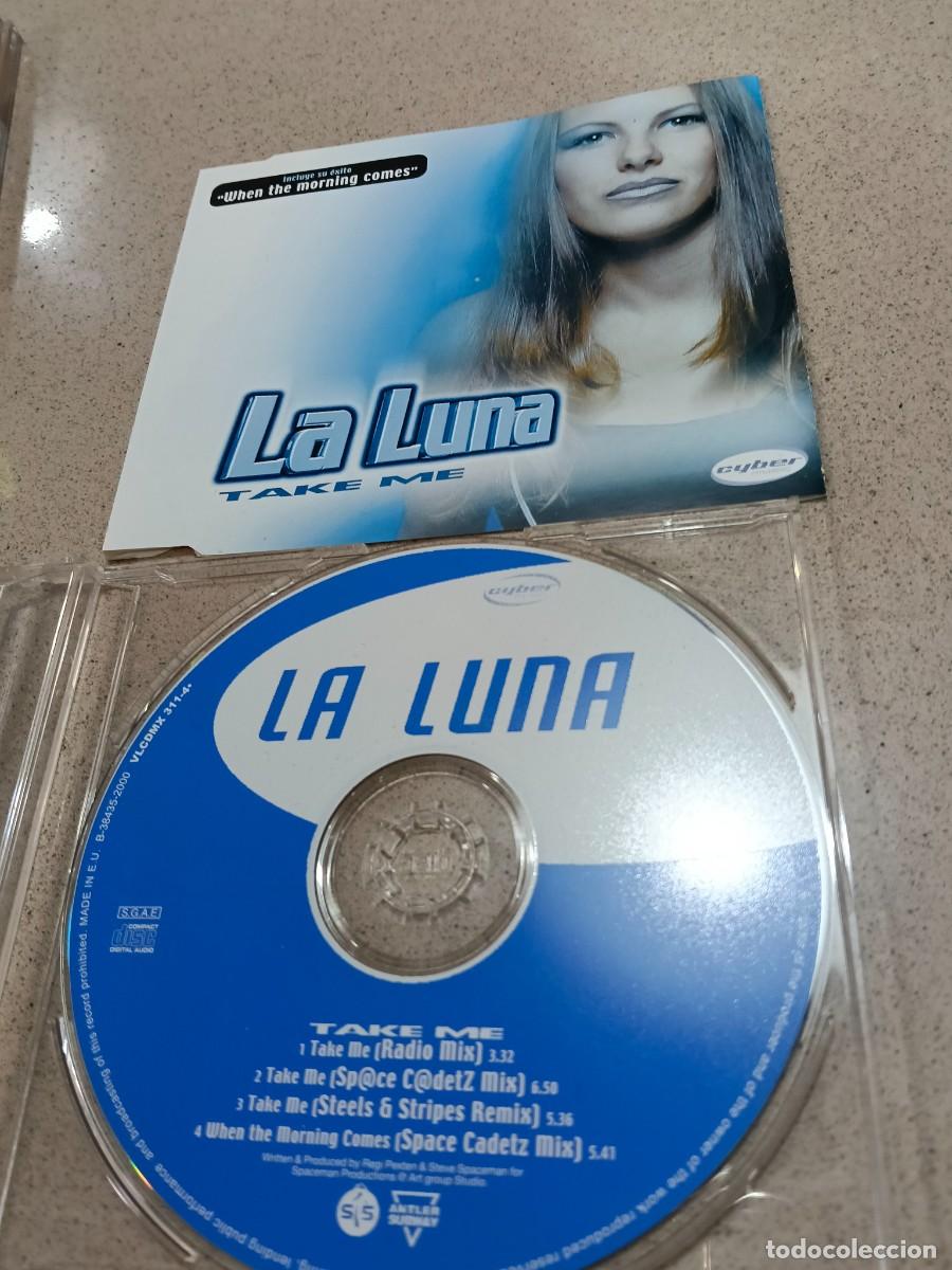 CDs de m&uacute;sica: RAR MAXI CD. LA LUNA. TAKE ME. 4 TRACKS. DANCE. MADE IN SPAIN.