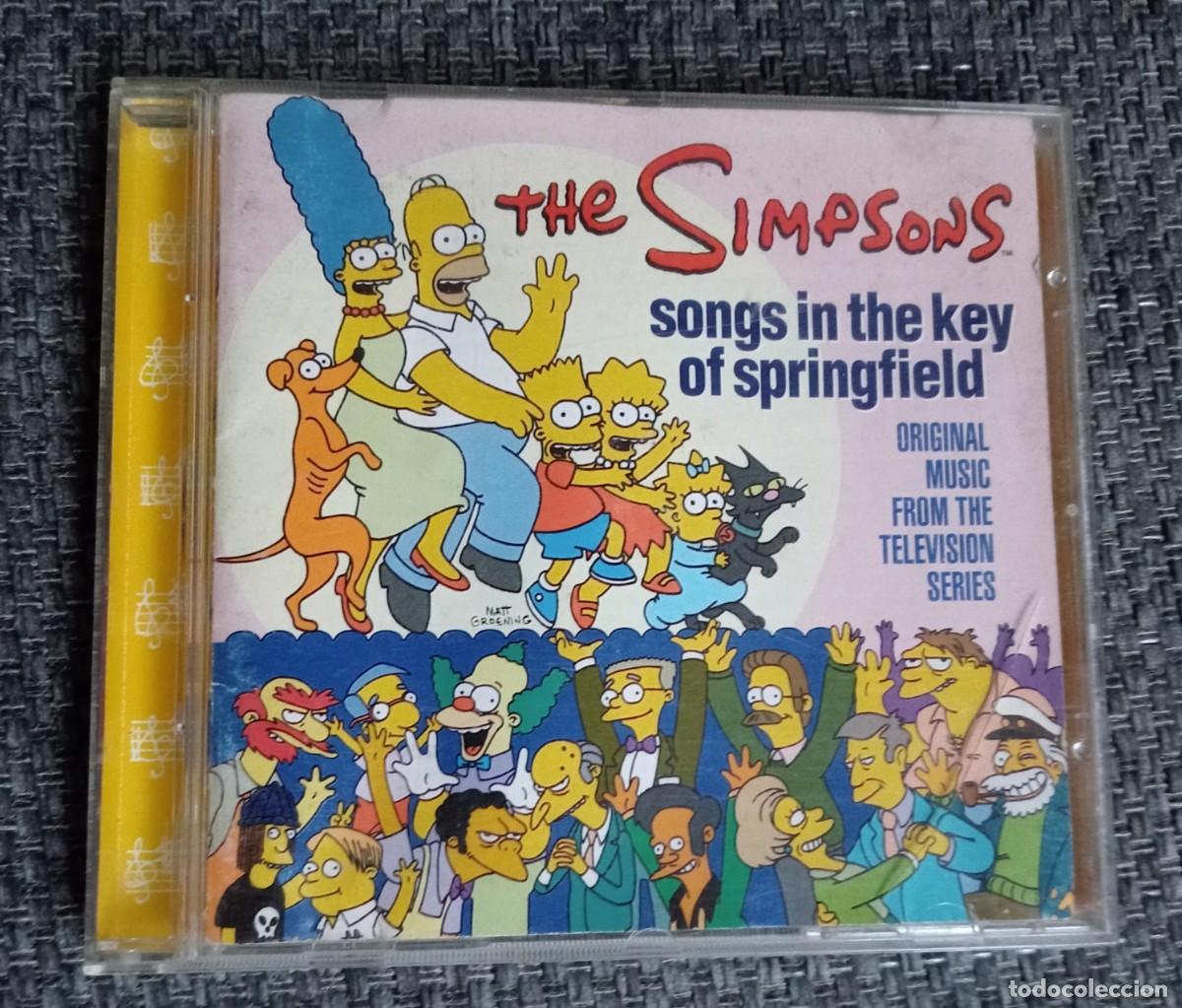 CDs de m&uacute;sica: (CD roto) The Simpsons Songs In The Key Of Springfield Los Simpson /Variascompras 10%o 20% descuento