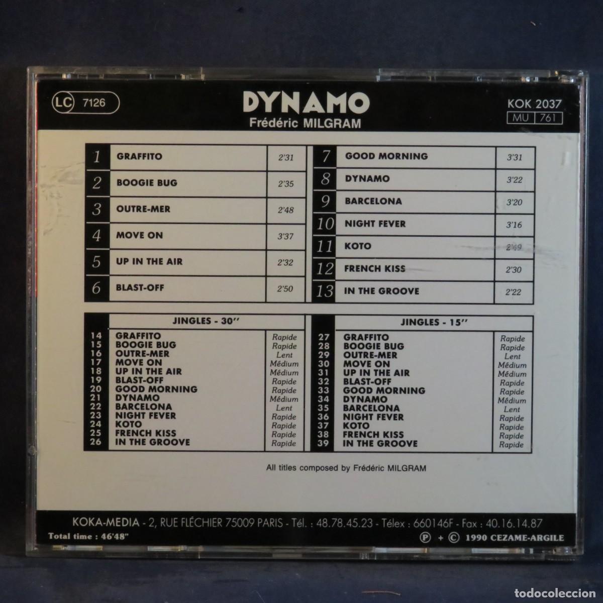 CDs de m&uacute;sica: FREDERIC MILGRAM &ndash; DYNAMO - CD - Foto 2