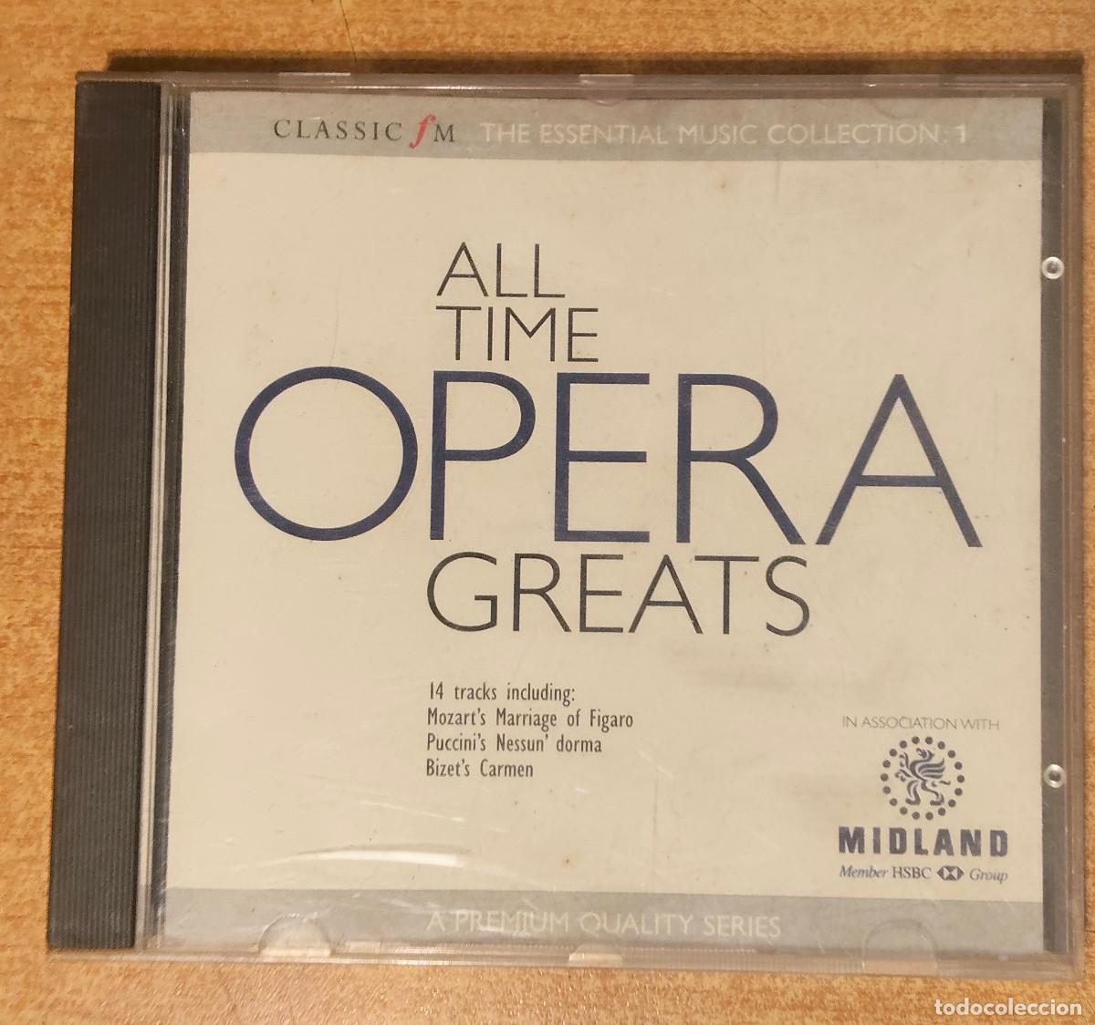 CDs de m&uacute;sica: The All Time Opera Greats - CD Album