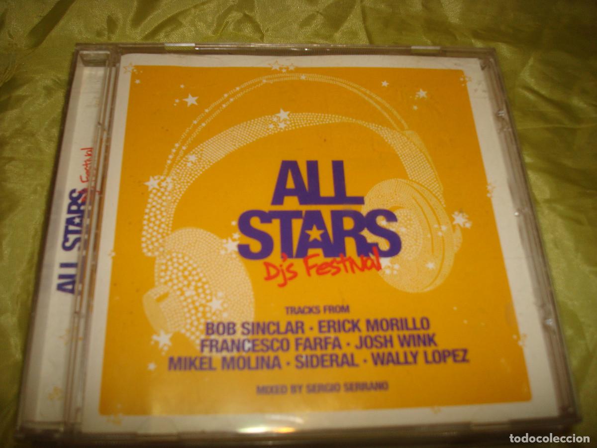 CDs de m&uacute;sica: ALL STARS DJ&acute;S FESTIVAL. MIXED BY SERGIO SERRANO. CD. IMPECABLE(#)