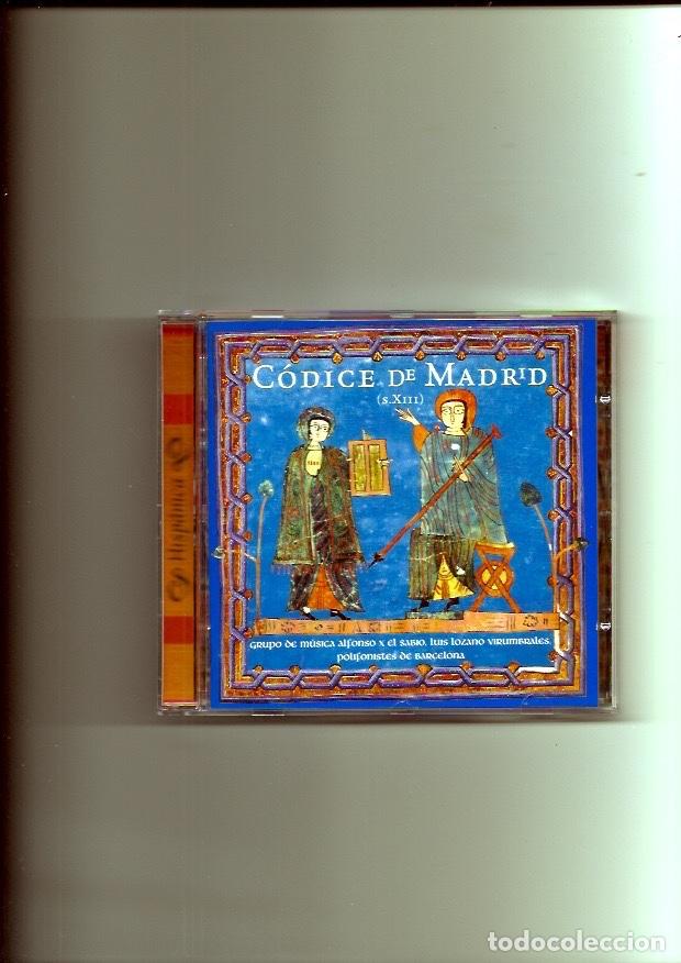 CDs de m&uacute;sica: CODICE DE MADRID (S.XIII). GRUPO DE MUSICA ALFONSO X EL SABIO.LUIS. LOZANO VIRUMBRALES (cd album 199