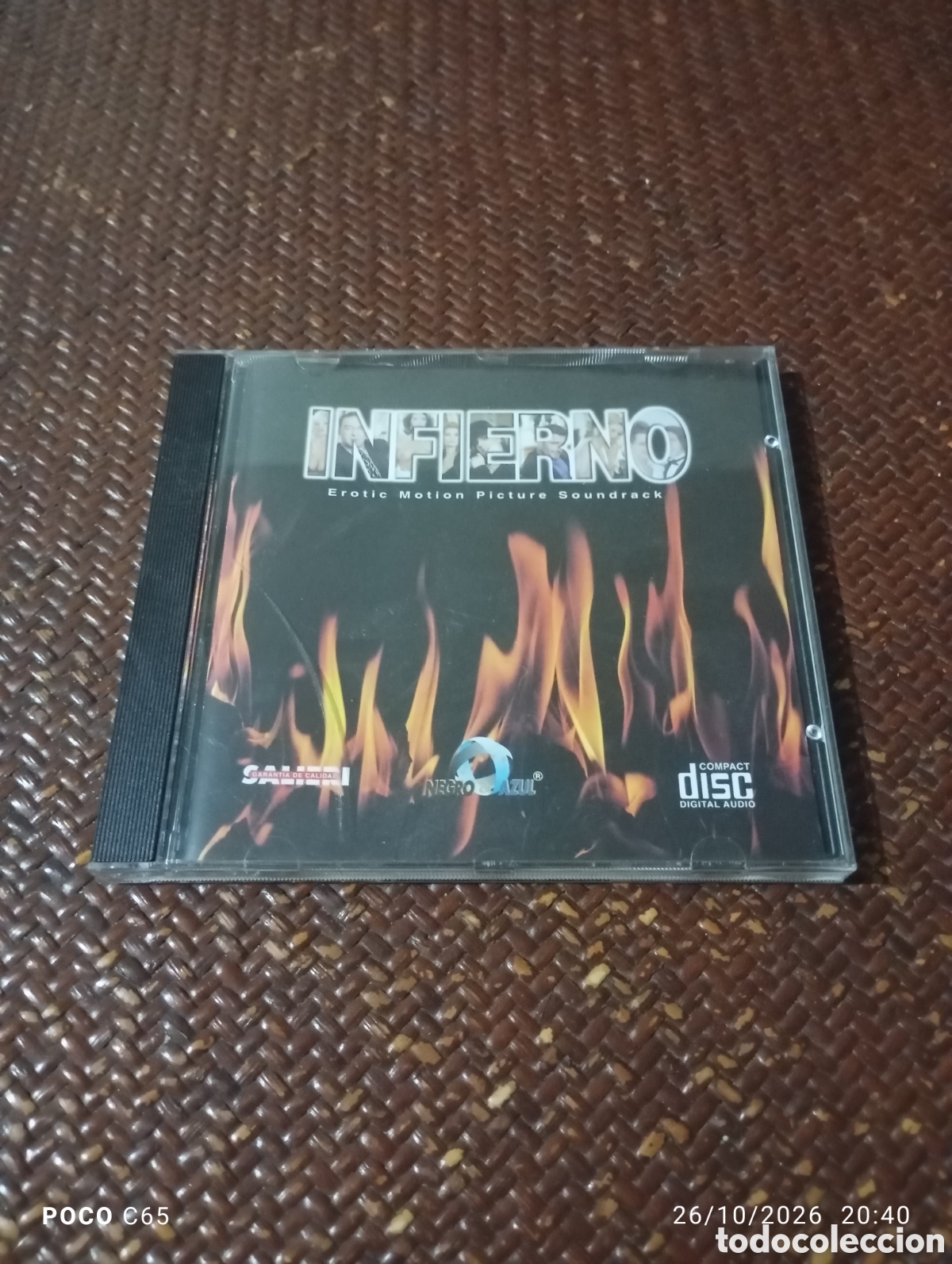 CDs de m&uacute;sica: Infierno erotic motion picture soundtrack CD