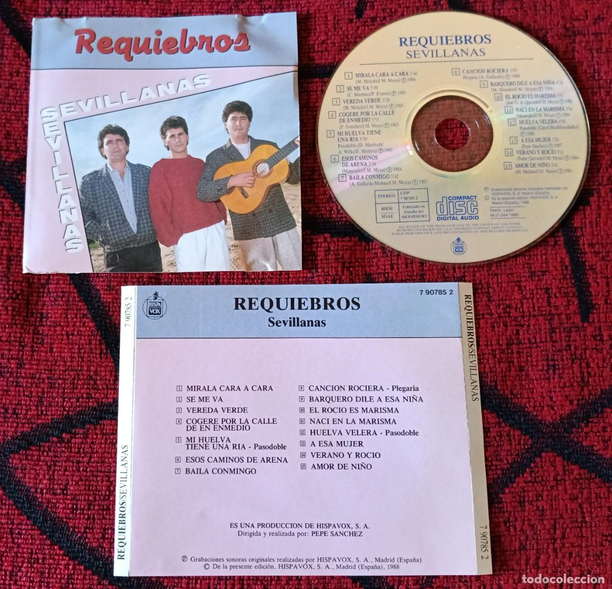 CDs de m&uacute;sica: REQUIEBROS ** SEVILLANAS ** CD ORIGINAL 1988