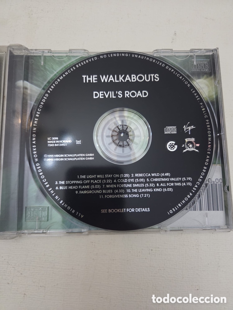 CDs de m&uacute;sica: CD The Walkabouts - Devils Road (1996, Virgin Records)⁠ - Foto 3