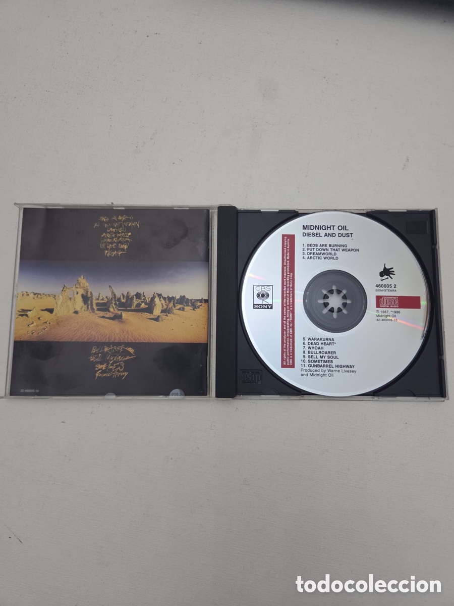CDs de m&uacute;sica: CD Midnight Oil Diesel and Dust - Foto 3