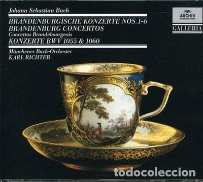 CDs de m&uacute;sica: Brandenburg Concertos Nos. 1 - 6 Concertos BWV 1055 & 1060- 0028942714328