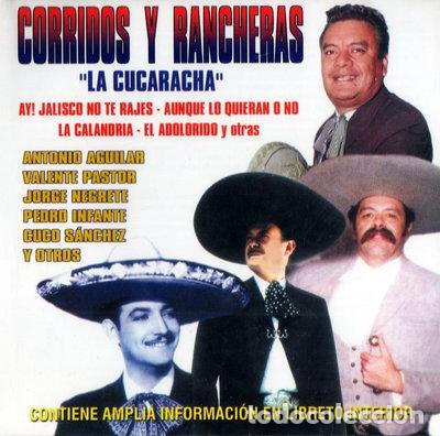 CDs de m&uacute;sica: Corridos y Rancheras: La Cucaracha- 8429965008029