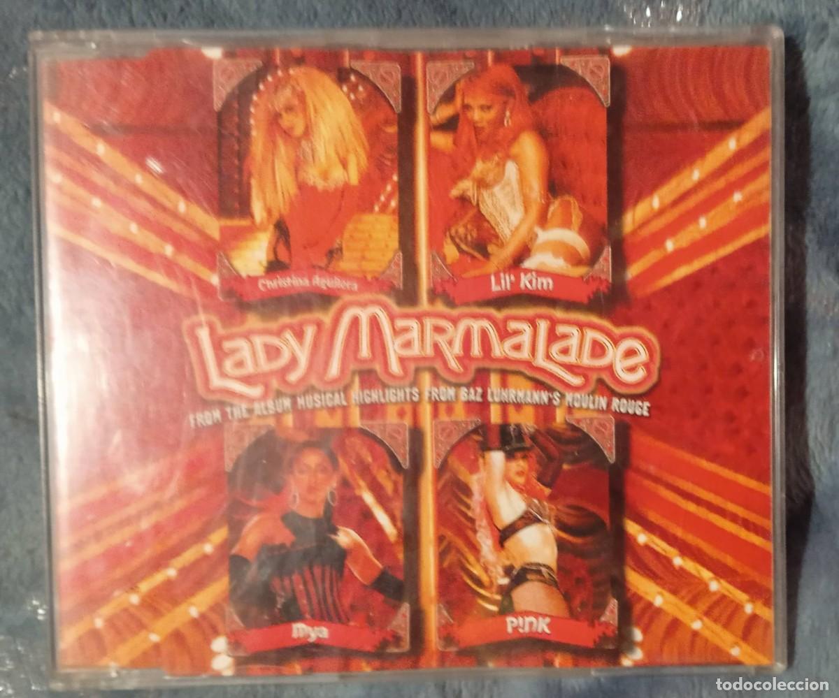 CDs de m&uacute;sica: lady marmalade - moulin rouge - christina aguilera - 2001