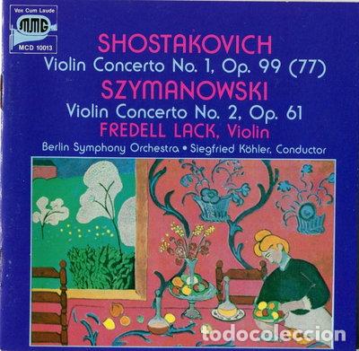 CDs de m&uacute;sica: Shostakovich Violin Concerto No 1; Szymanowski Violin Concerto No 2- 0047163001321