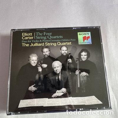 CDs de m&uacute;sica: Elliott Carter: The Four String Quartets; Duo for Violin & Piano- 0074644772920