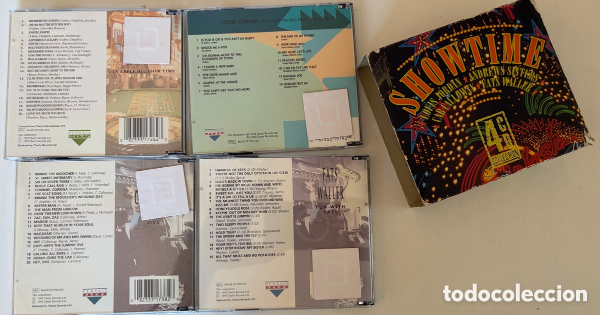 CDs de m&uacute;sica: Lote 4 CD Box Set &rdquo;Showtime&rdquo; (1993). - Foto 2