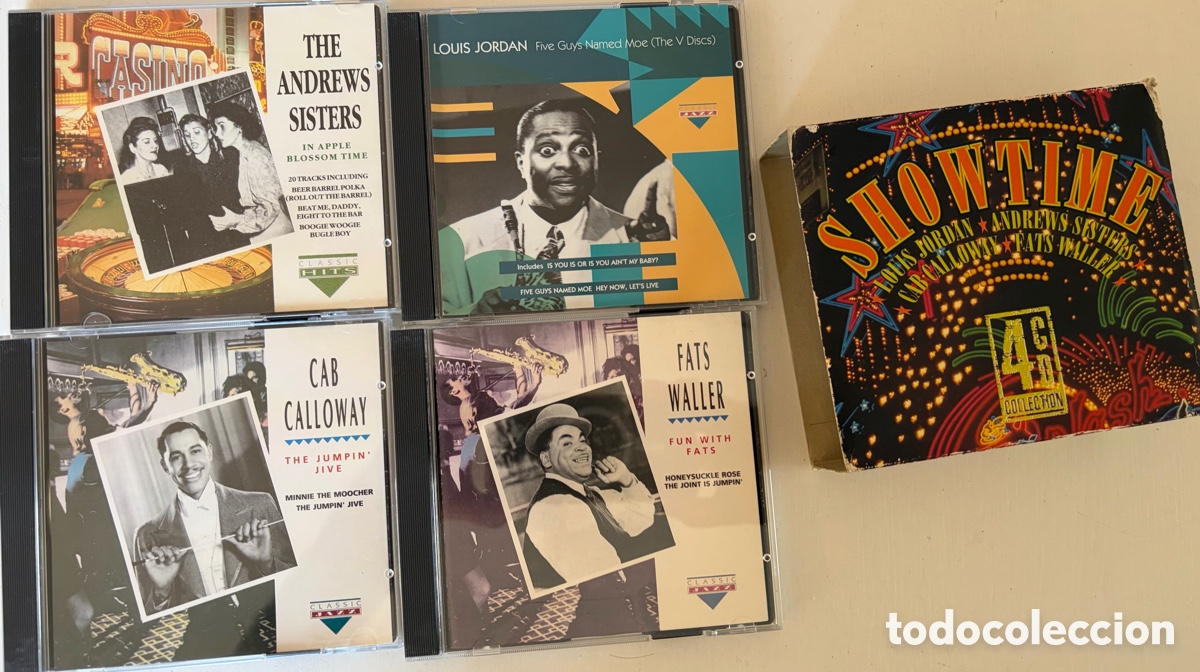 CDs de m&uacute;sica: Lote 4 CD Box Set &rdquo;Showtime&rdquo; (1993). - Foto 3