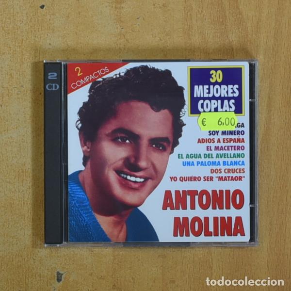 CDs de m&uacute;sica: ANTONIO MOLINA - 30 MEJORES COPLAS - 2 CD
