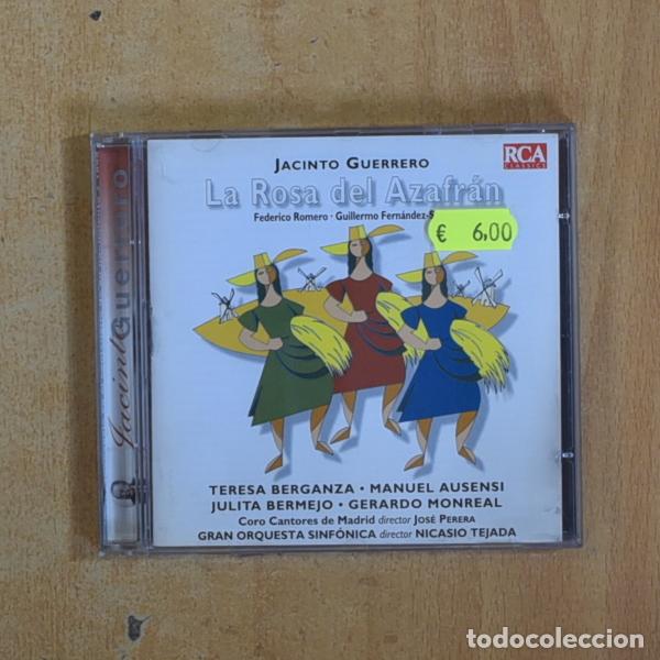 CDs de m&uacute;sica: JACINTO GUERRERO - LA ROSA DEL AZAFRAN - CD - Foto 1