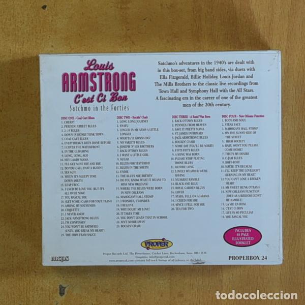 CDs de m&uacute;sica: LOUIS ARMSTRONG - CEST CI BON - 4 CD - Foto 2