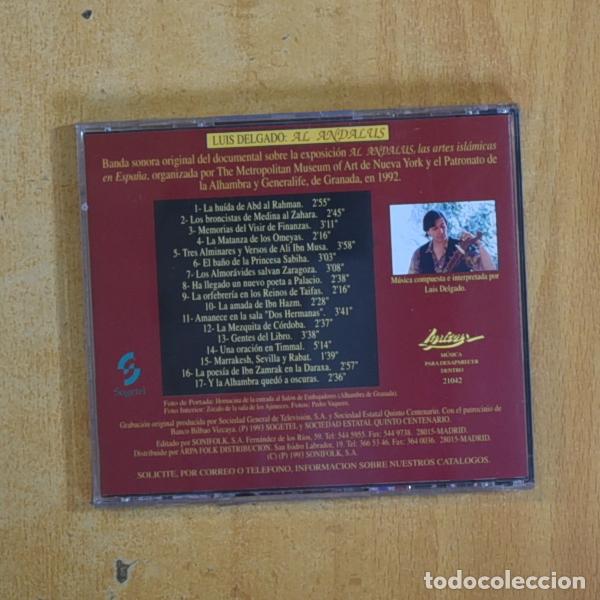 CDs de m&uacute;sica: LUIS DELGADO - AL ANDALUS - CD - Foto 2