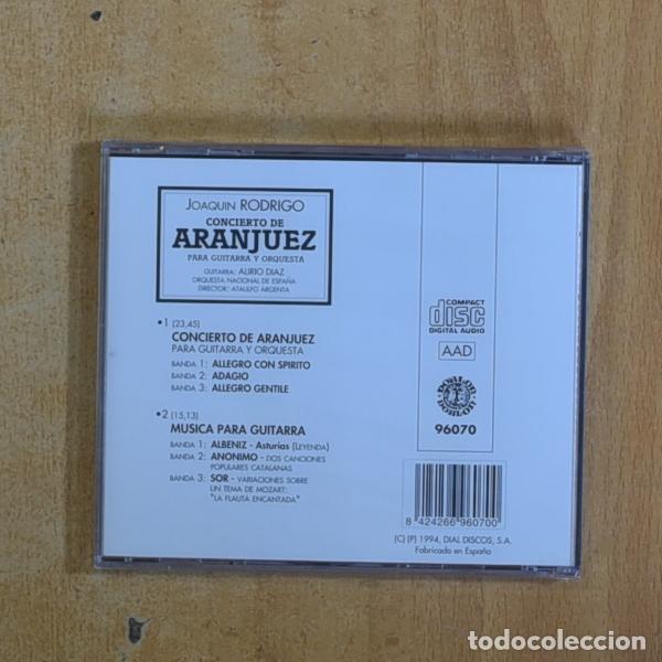 CDs de m&uacute;sica: JOAQUIN RODRIGO - CONCIERTO DE ARANJUEZ - CD - Foto 2