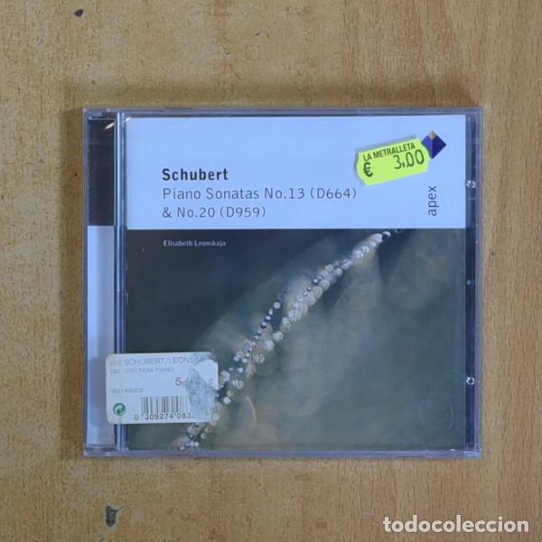 CDs de m&uacute;sica: SCHUBERT - PIANO SONATAS NO13 D664 & NO20 D959 - CD
