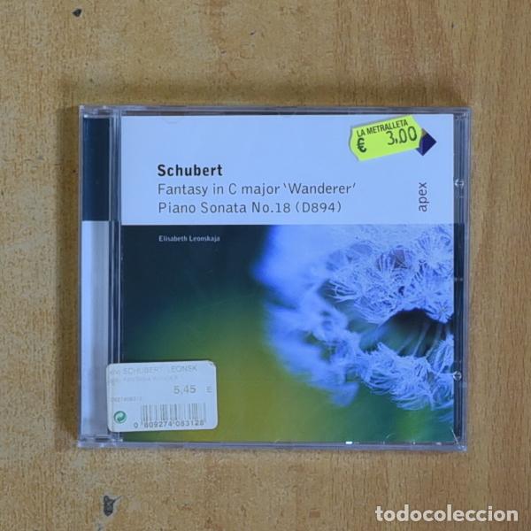 CDs de m&uacute;sica: SCHUBERT - FANTASY IN C MAJOR WANDERER PIANO SONATA NO 18 D894 - CD