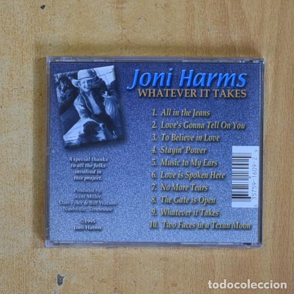 CDs de m&uacute;sica: JONI HARMS - WHATEVER IT TAKES - CD - Foto 2