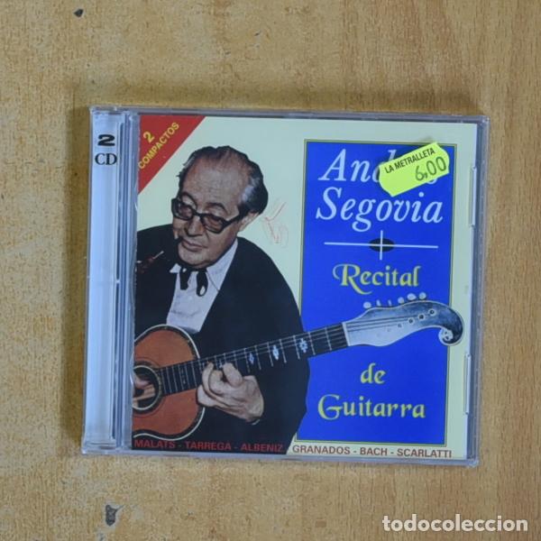 CDs de m&uacute;sica: ANDRES SEGOVIA - RECITAL DE GUITARRA - 2 CD
