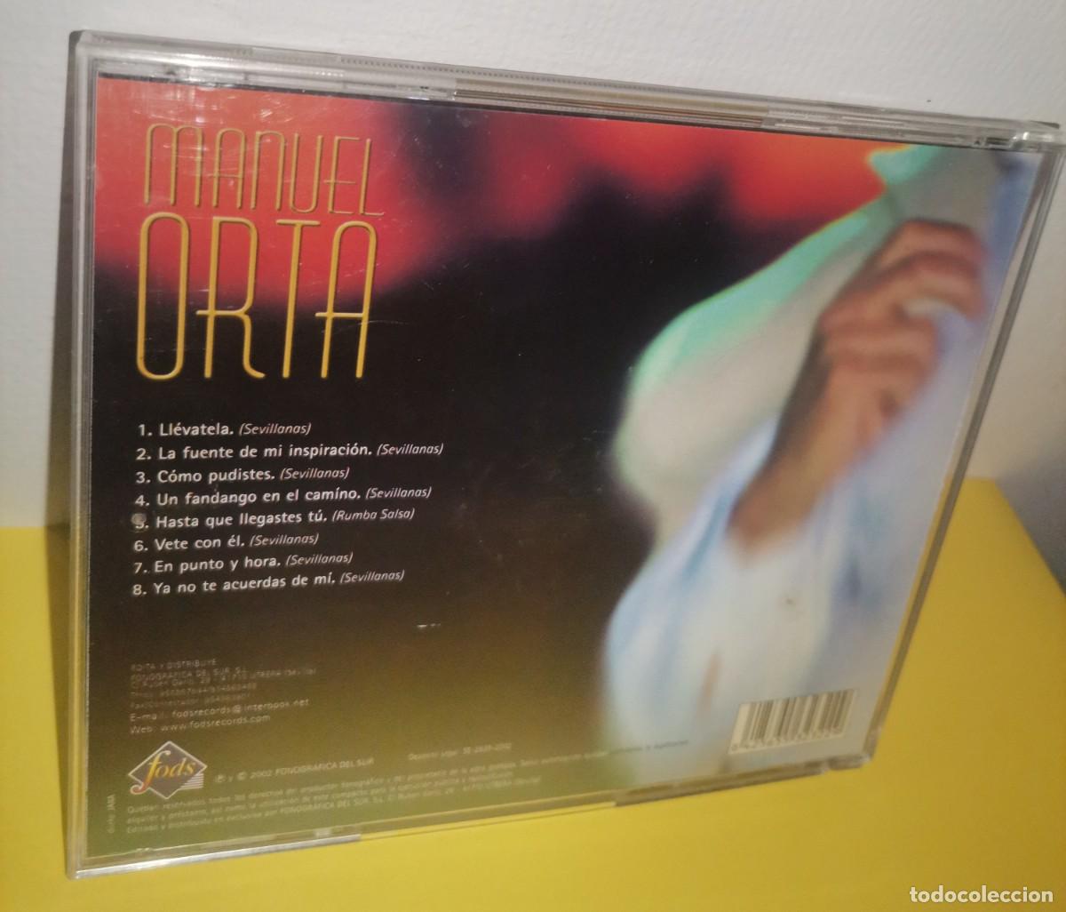 CDs de m&uacute;sica: Manuel orta cd. Impecable - Foto 2