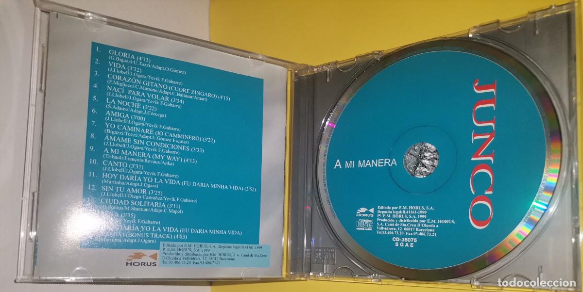CDs de m&uacute;sica: A mi manera. Junco cd - Foto 4