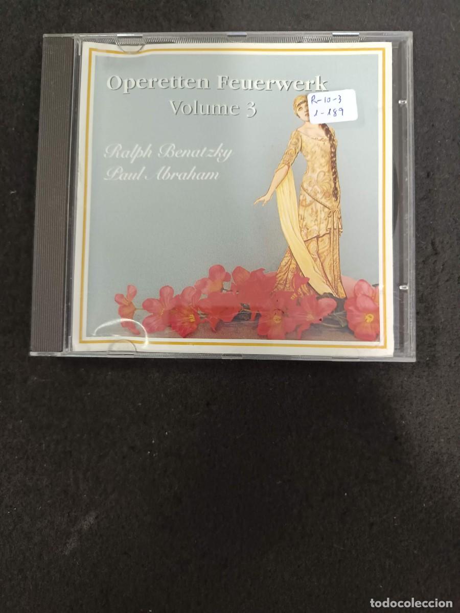 CDs de m&uacute;sica: OPERETTEN FEUERWERK, VOLUME 3, RALPH BENATZKY, PAULK ABRAHAM