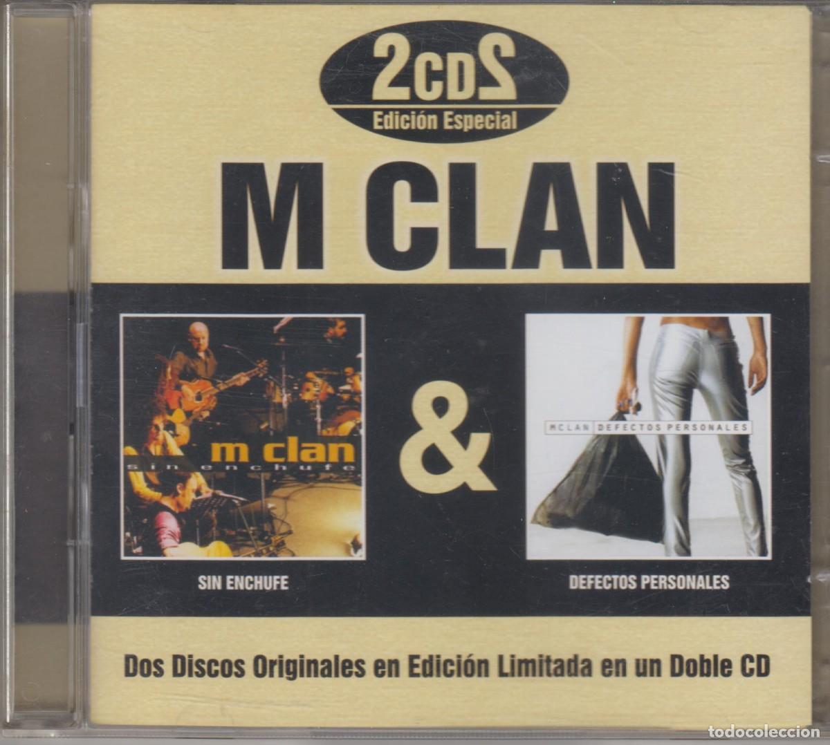 CDs de m&uacute;sica: M Clan doble cd Sin Enchufe + Defectos Personales 2002 Edici&oacute;n especial limitada