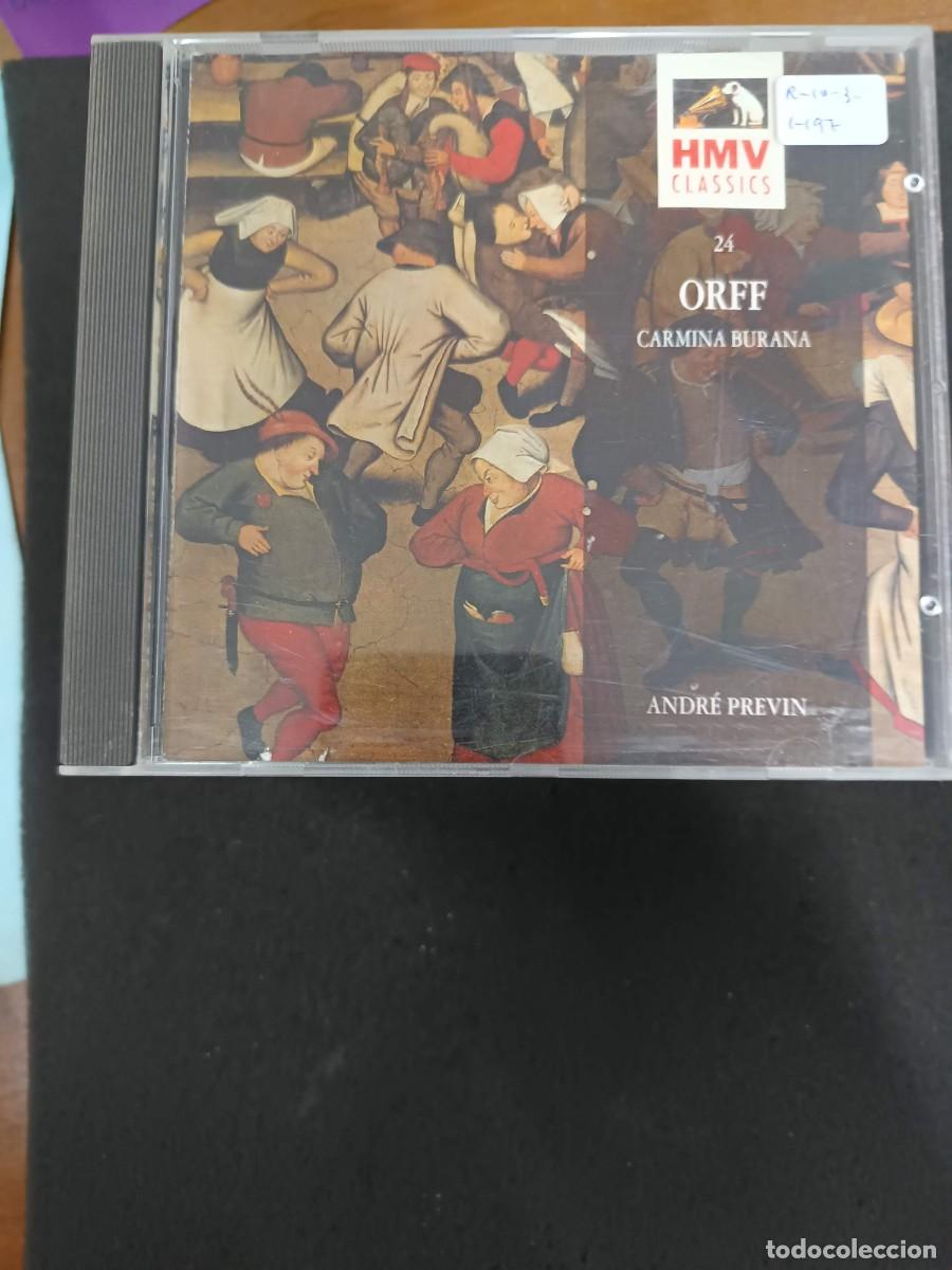 CDs de m&uacute;sica: ORFF: CARMINA BURANA. DIRECTOR: ANDR&Eacute; PREVIN. LONDON SYMPHONY ORCHESTRA