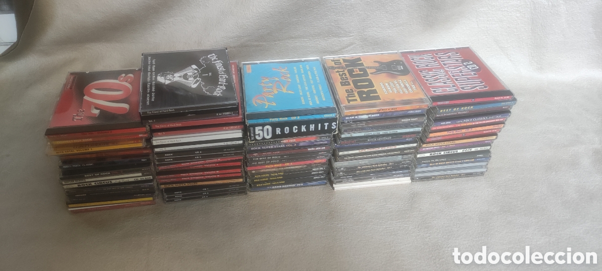 CDs de m&uacute;sica: Lote 71 Cds CD Rock y variados - Foto 1