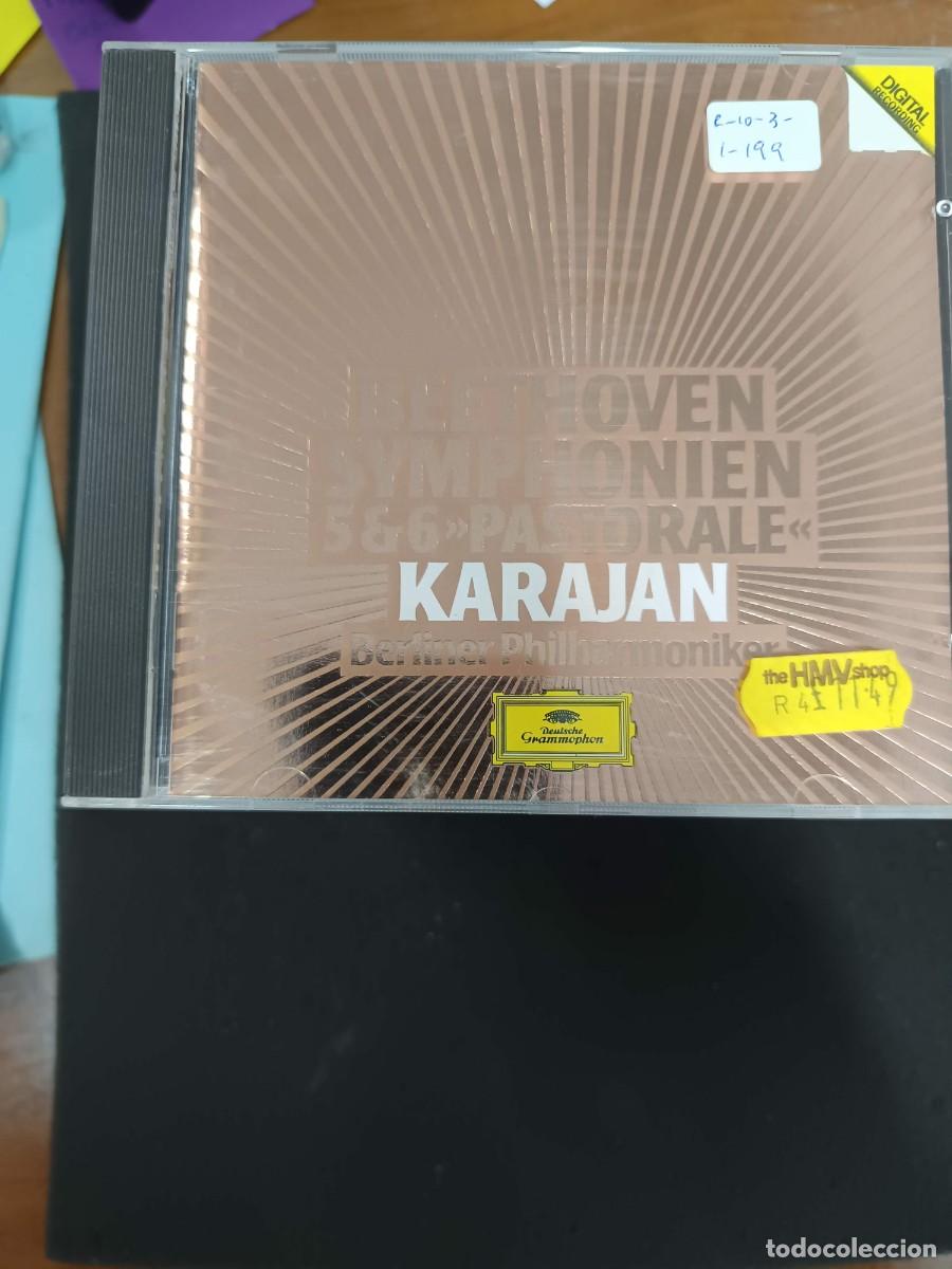 CDs de m&uacute;sica: BEETHOVEN: SYMPHONIEN 5 & 6 &rdquo;PASTORALE&rdquo;. KARAJAN. BERLINER PHILHARMONIKER