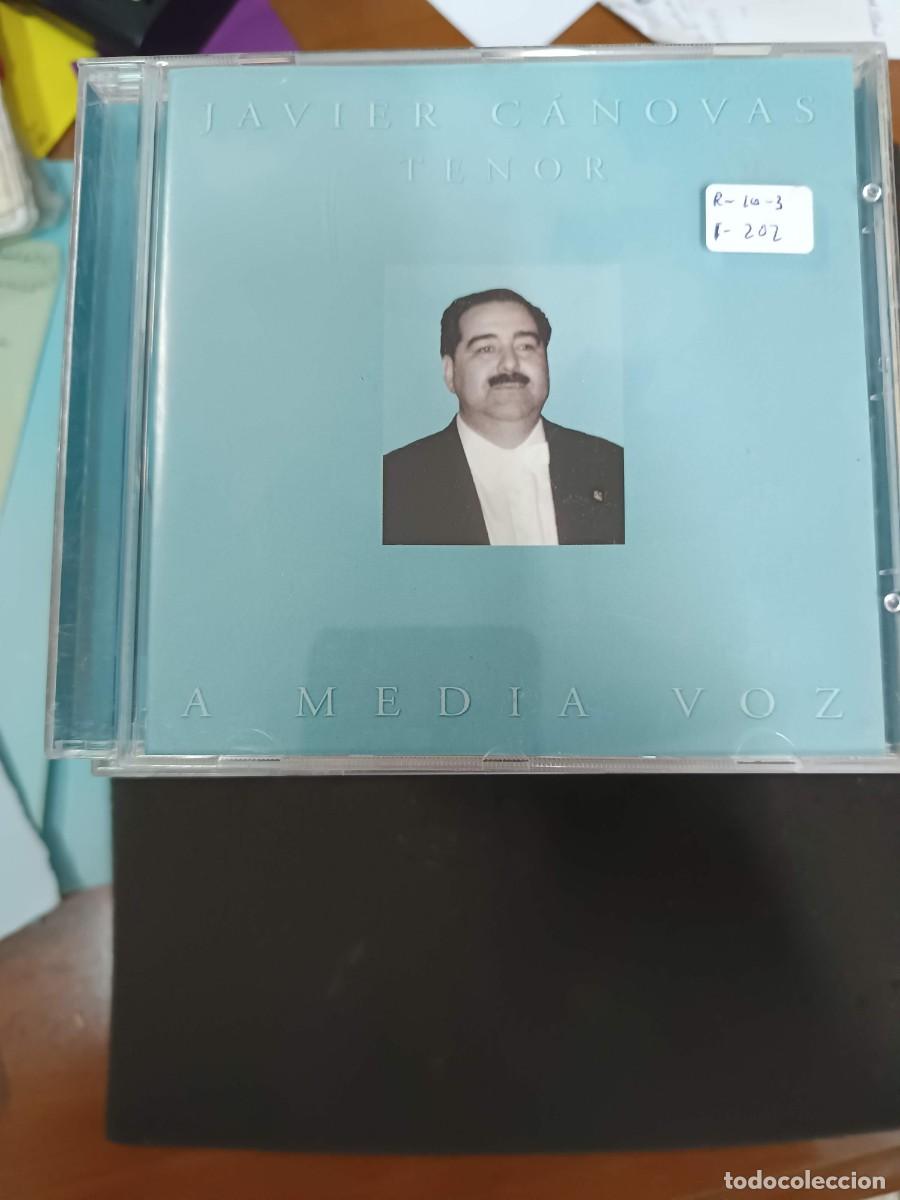 CDs de m&uacute;sica: JAVIER C&Aacute;NOVAS, TENOR. A MEDIA VOZ