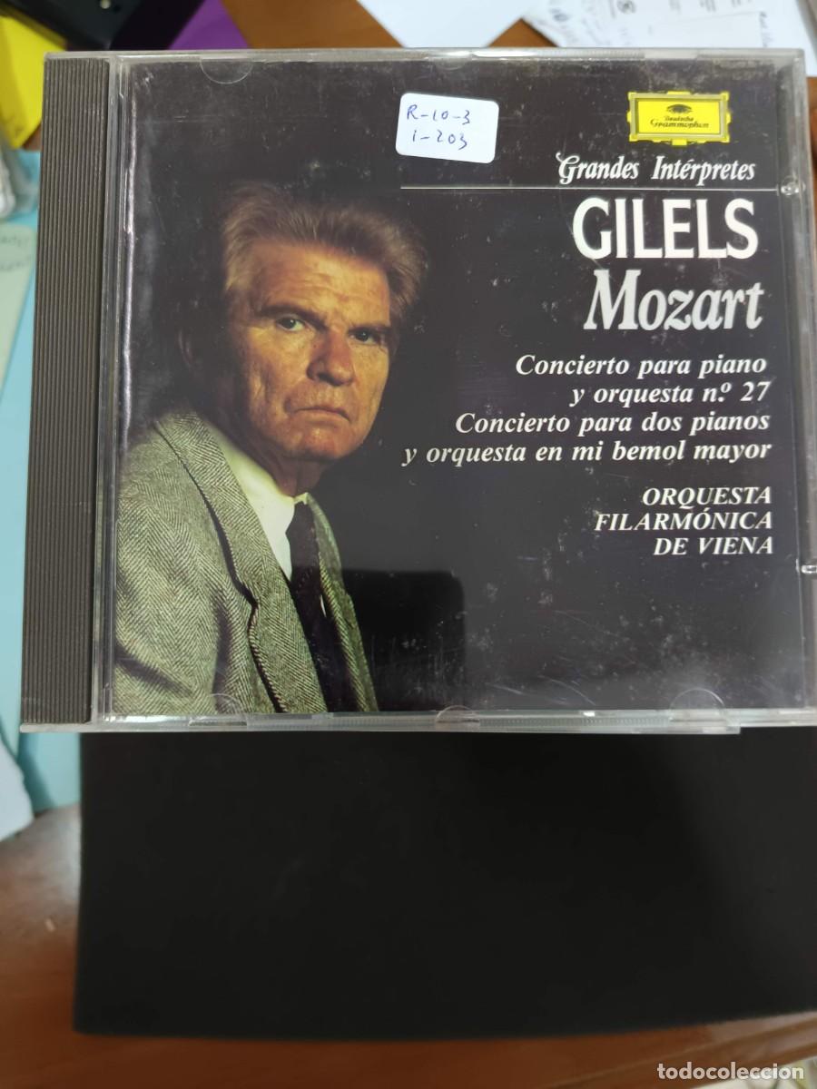 CDs de m&uacute;sica: MOZART. GILELS: CONCIERTO PARA PIANO Y ORQUESTA N&ordm; 27 / CONCIERTO PARA DOS PIANOS Y ORQUESTA EN BEMO
