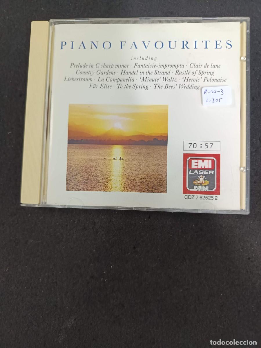 CDs de m&uacute;sica: PIANO FAVOURITES: RACHMANINOV, CHOPIN, GRAINGER, DEBUSSY, BRAHMS, SINDING, LISZT, BEETHOVEN, SCHUBER