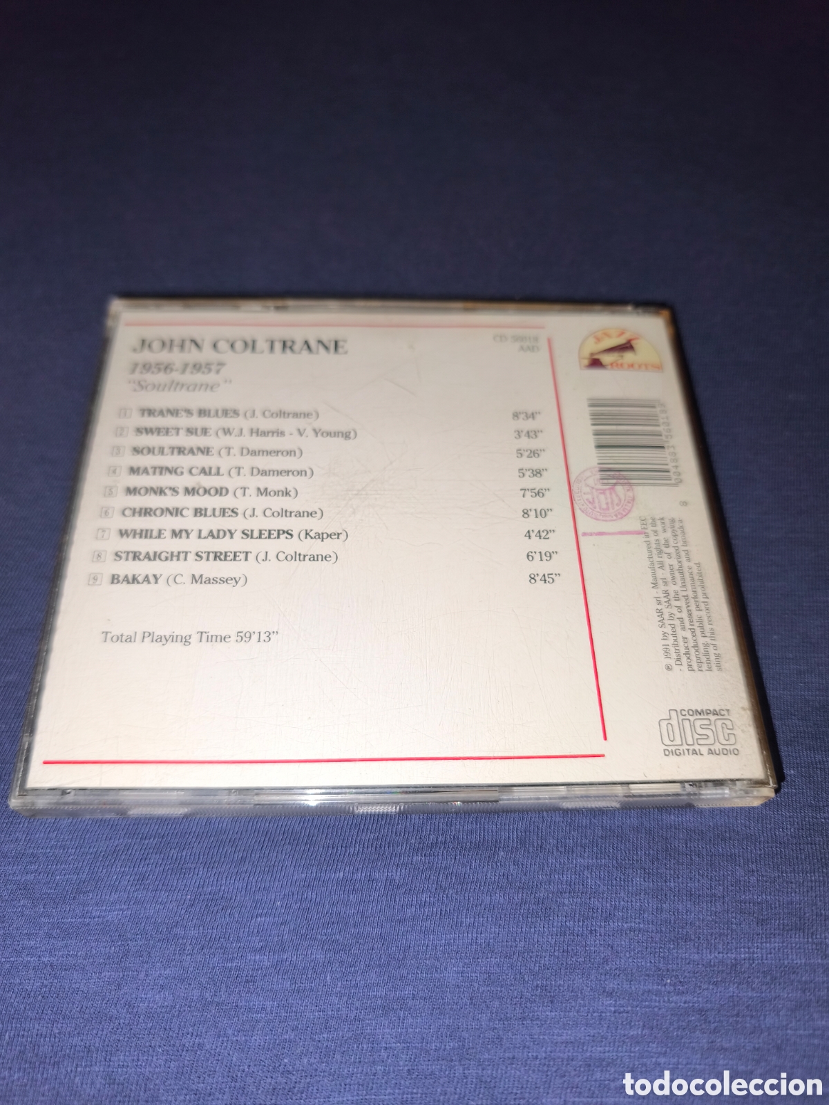 CDs de m&uacute;sica: John Coltrane Soultrane - Foto 2