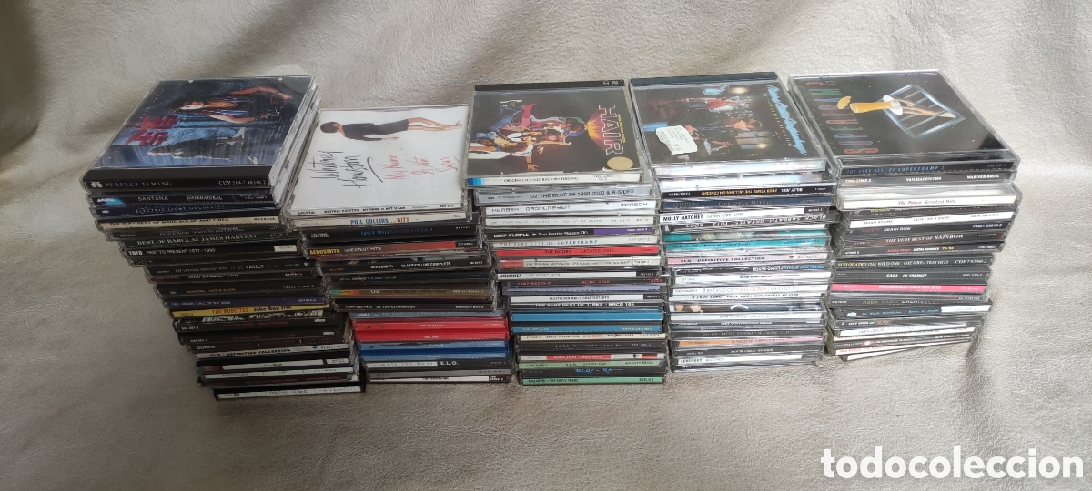 CDs de m&uacute;sica: Lote 101 Cds CD Rock y variados