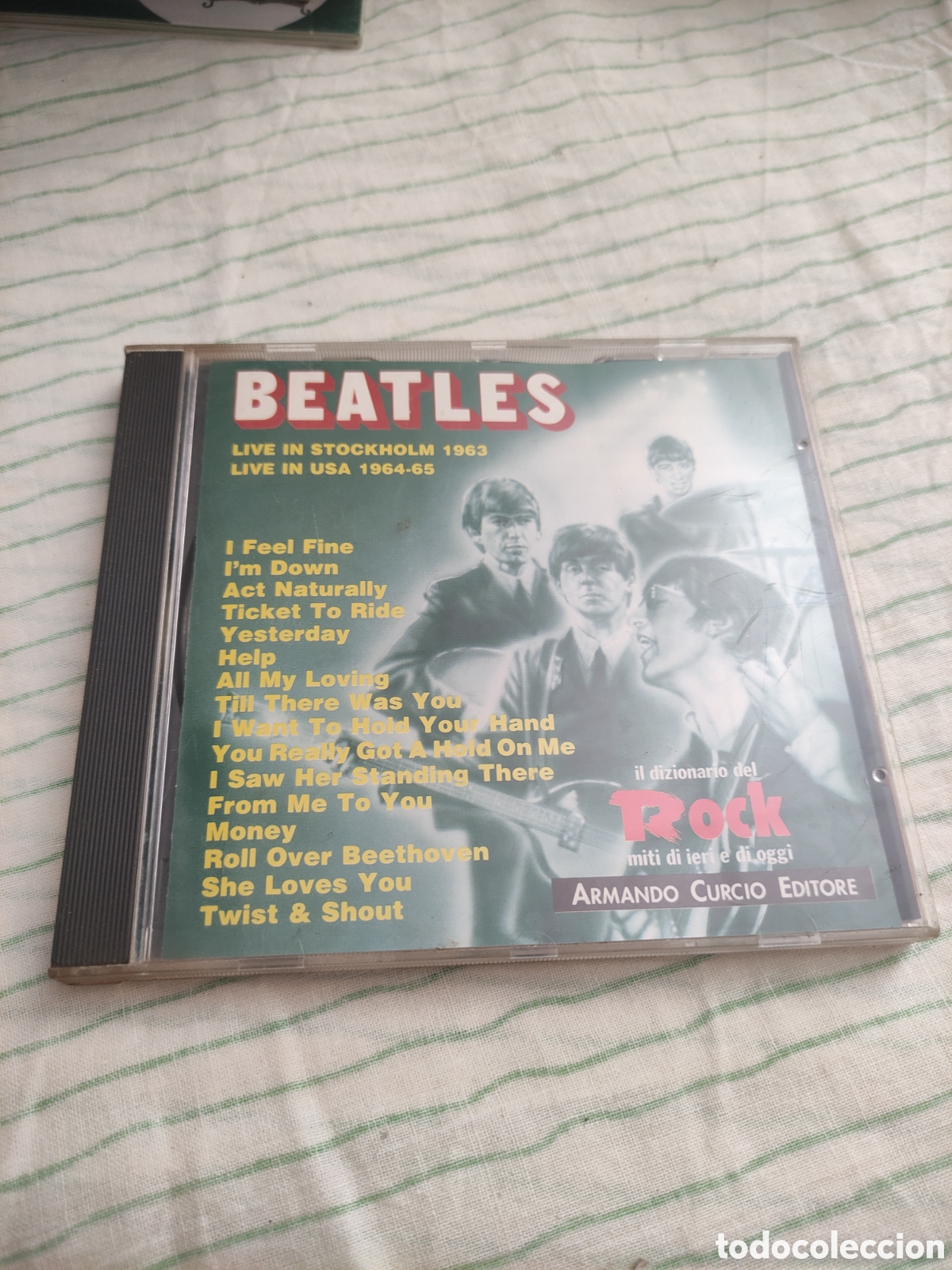 CDs de m&uacute;sica: CD Beatles - Live in Stockholm 1963, Live in USA 1964-5