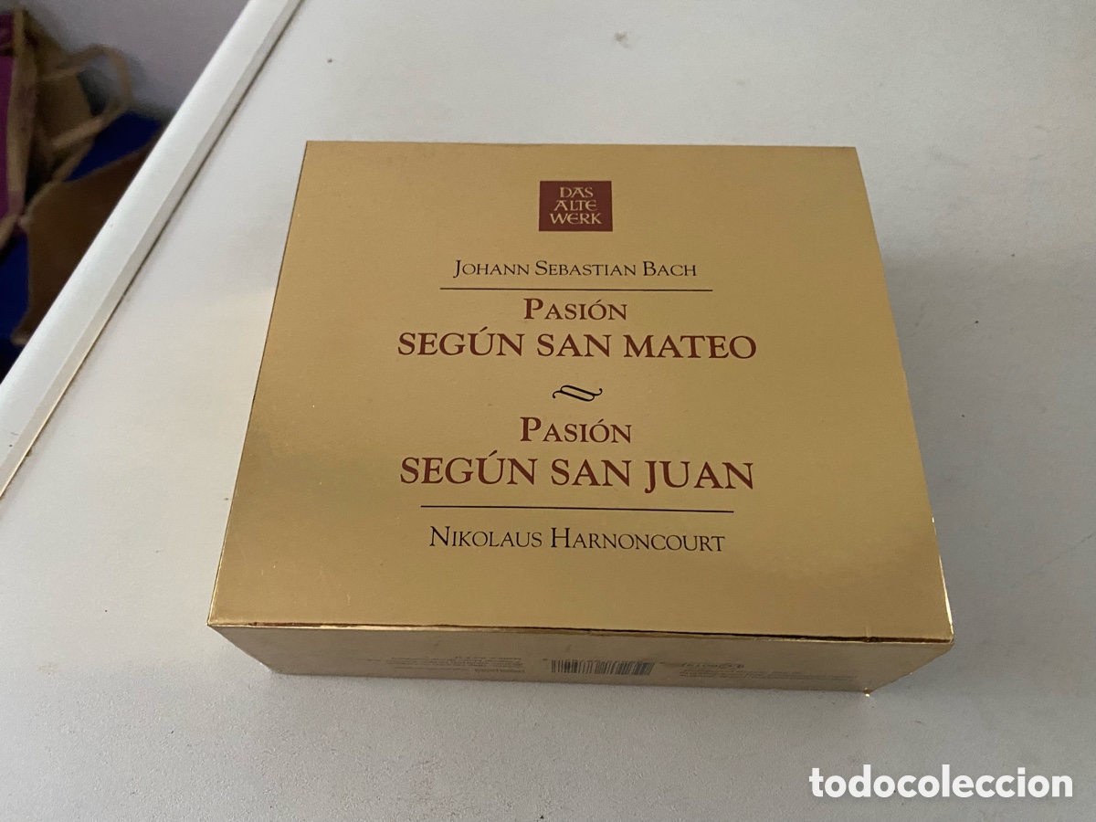 CDs de m&uacute;sica: Bach/Harnoncoutt Pasion Segun San Mateo Pasion Segun San Juan Box 5 Cd