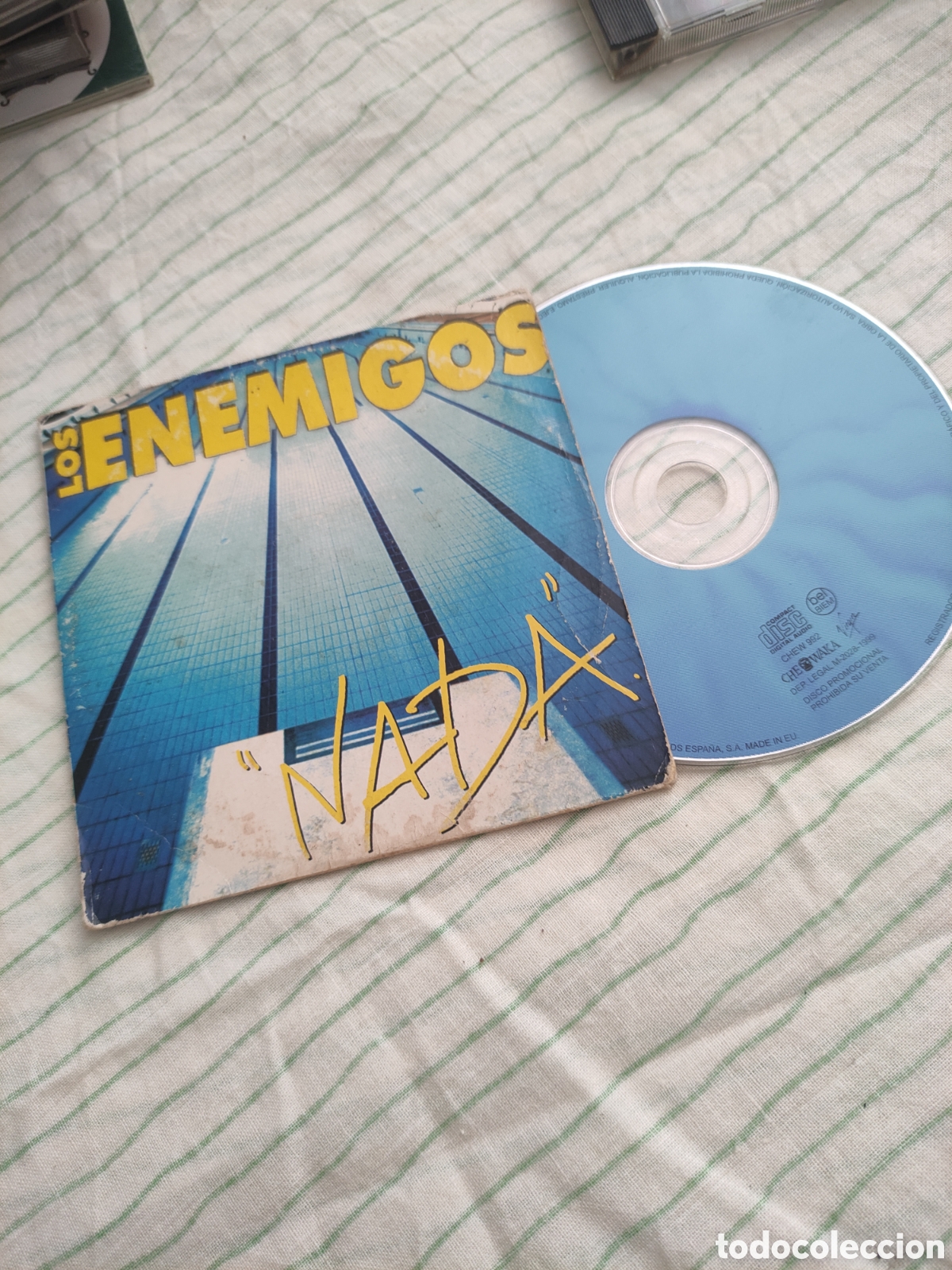 CDs de m&uacute;sica: CD L8s enemigos - Nada (promo)