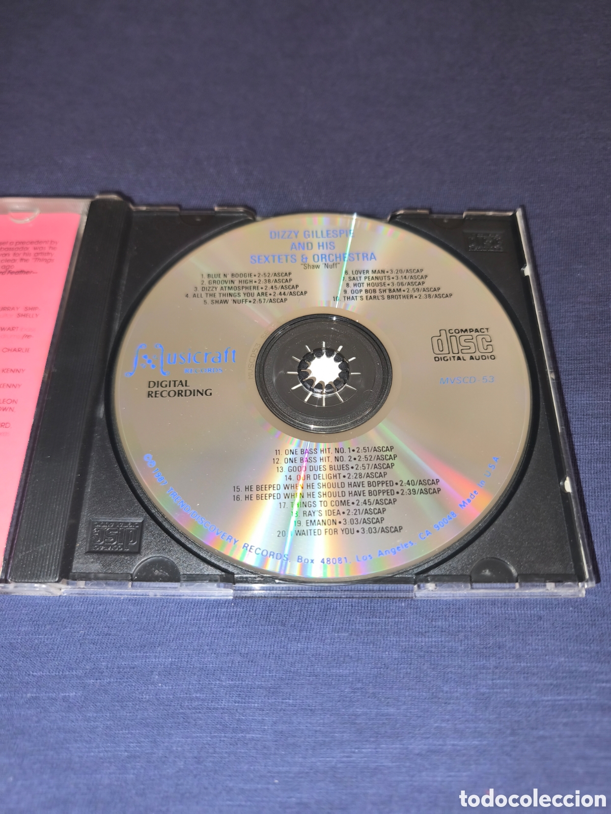 CDs de m&uacute;sica: Dizzy Gillespie ShawNuff - Foto 3