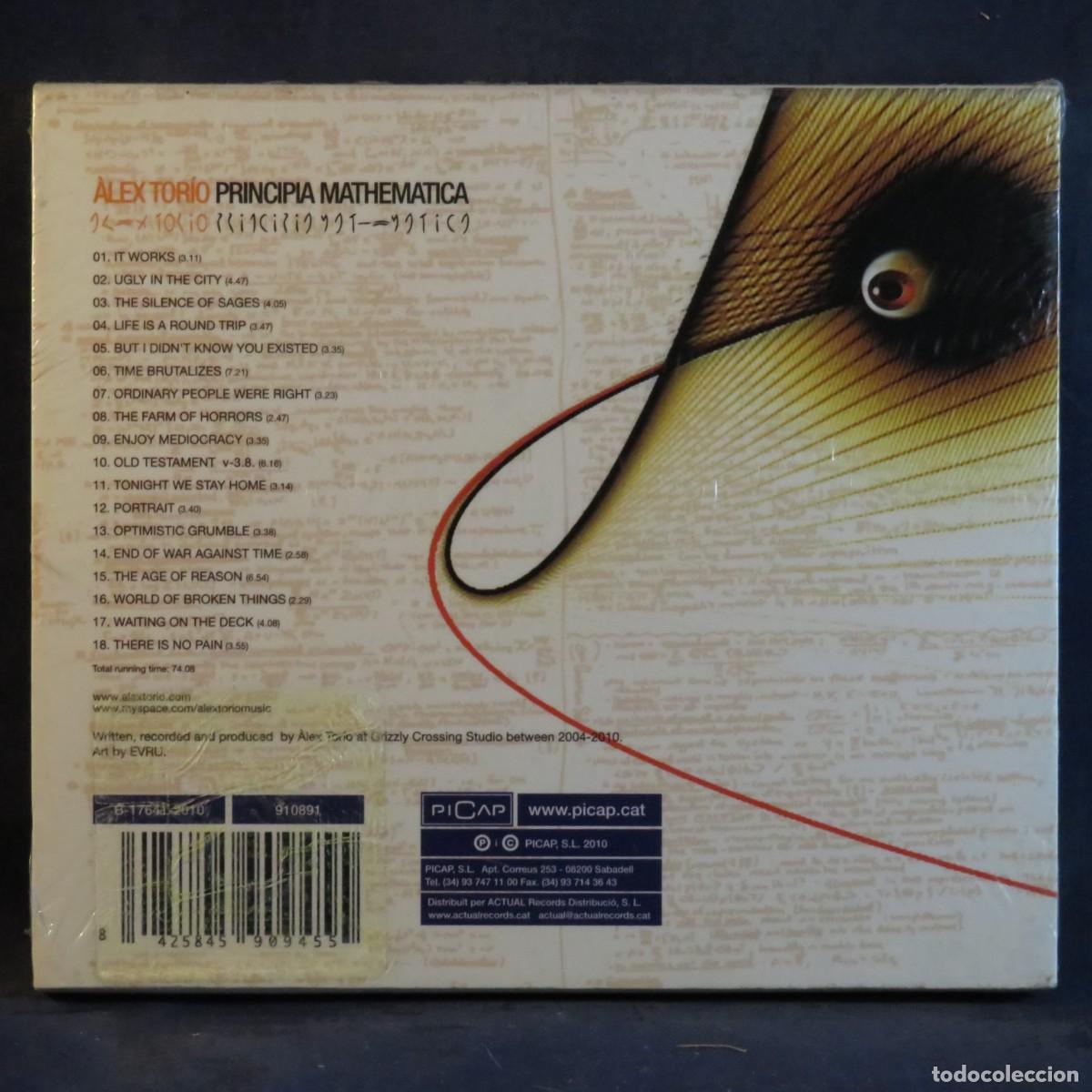 CDs de m&uacute;sica: ALEX TOR&Iacute;O - PRINCIPIA MATHEMATICA - CD - Foto 2