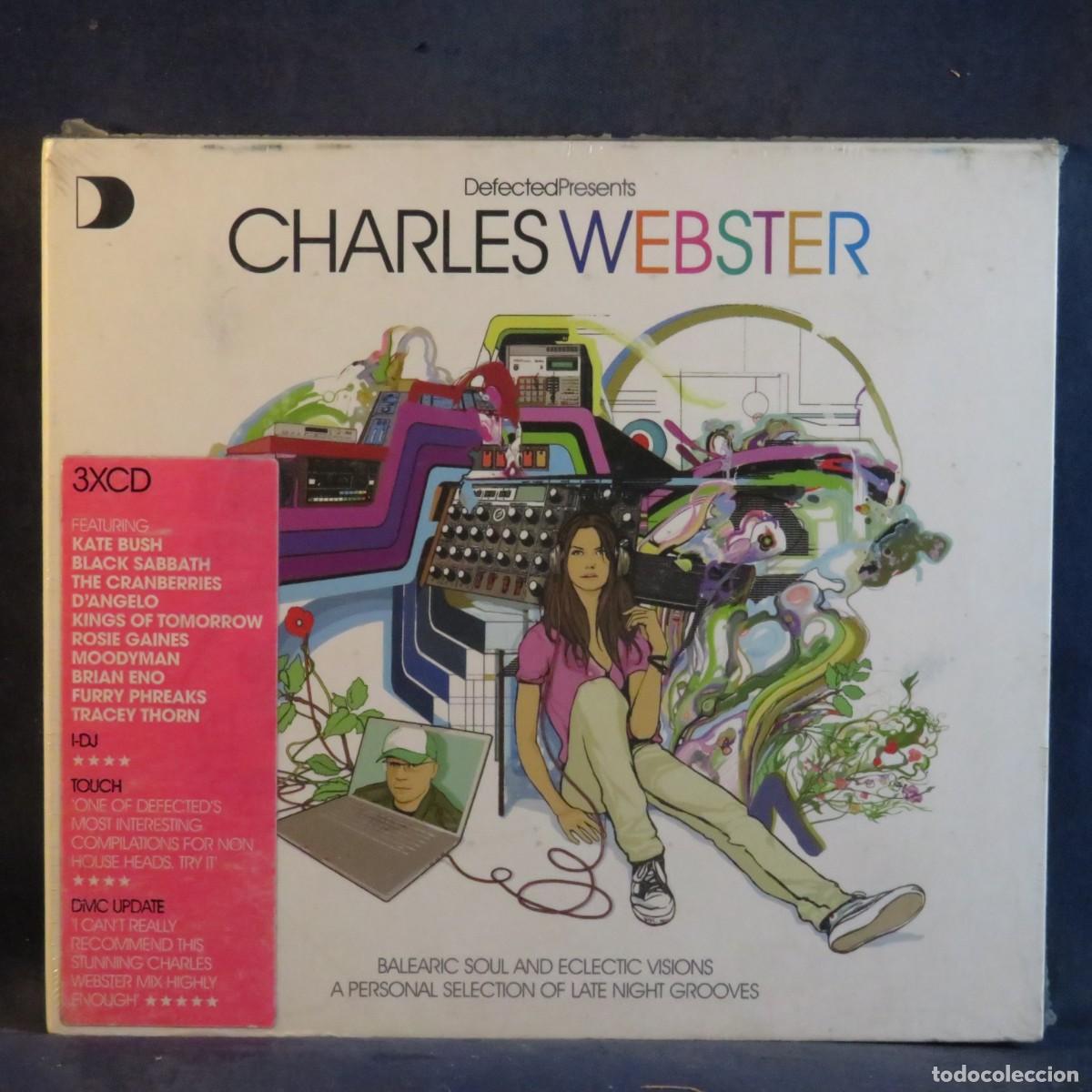 CDs de m&uacute;sica: CHARLES WEBSTER &ndash; DEFECTED PRESENTS CHARLES WEBSTER - 3 CD - Foto 1