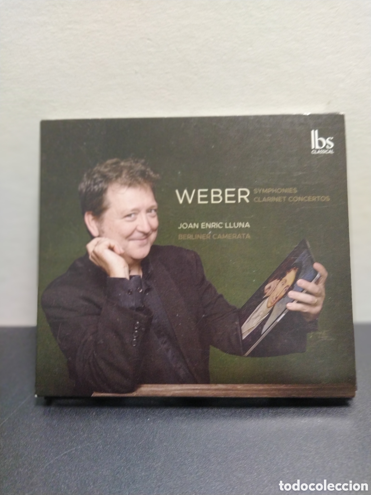 CDs de m&uacute;sica: Weber - Joan Enric Lluna, Berliner Camerata - Symphonies; Clarinet Concerto (2xCD)