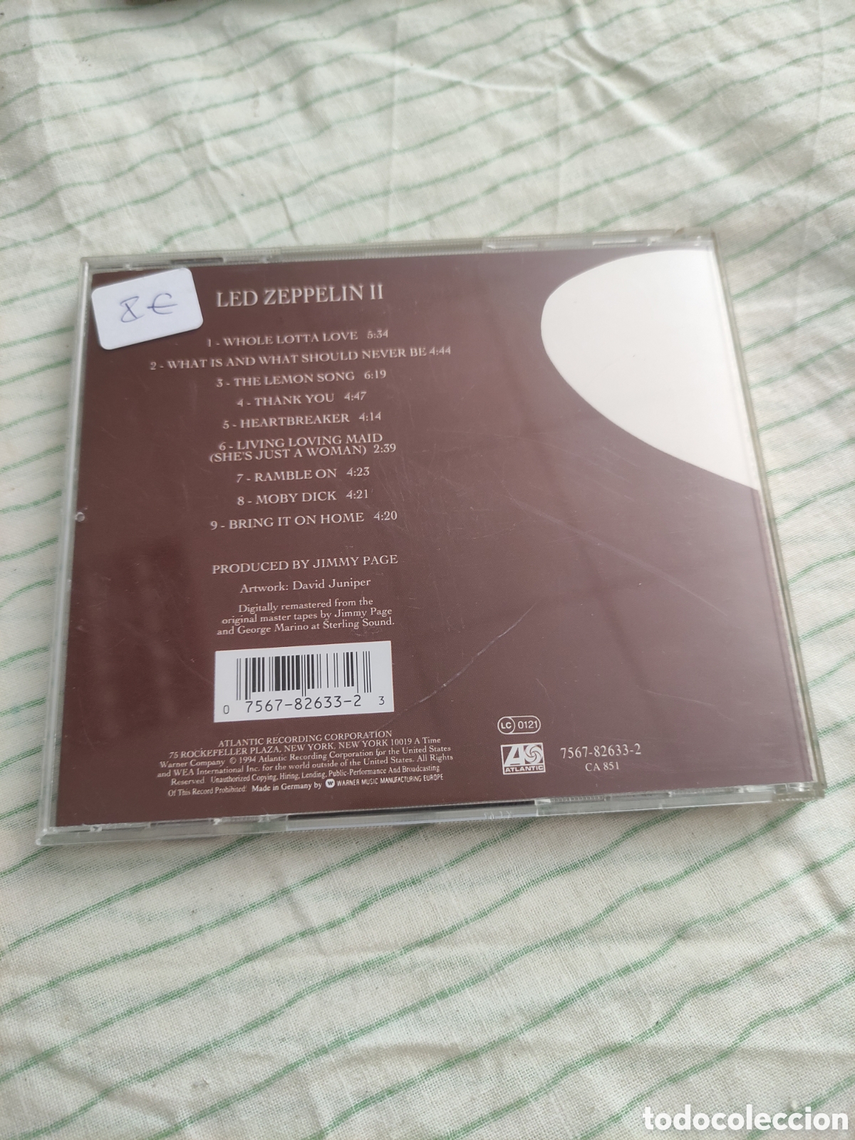 CDs de m&uacute;sica: CD Led Zeppelin - Led Zeppelin II - Foto 3