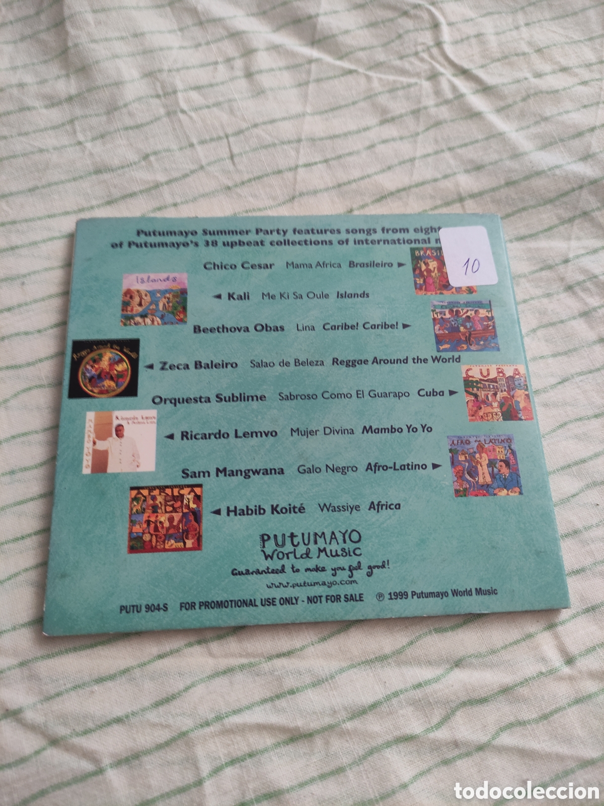 CDs de m&uacute;sica: CD Putumayo - summer party sampler - Foto 3